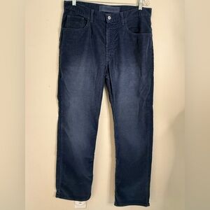 1969 blue corduroy standard fit pants SZ 34x32